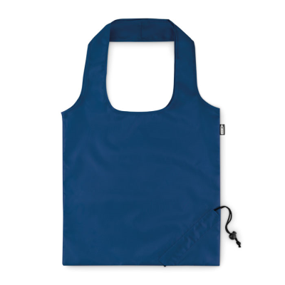 FOLDING RPET SHOPPER TOTE BAG in Blue