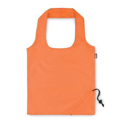 FOLDING RPET SHOPPER TOTE BAG in Orange