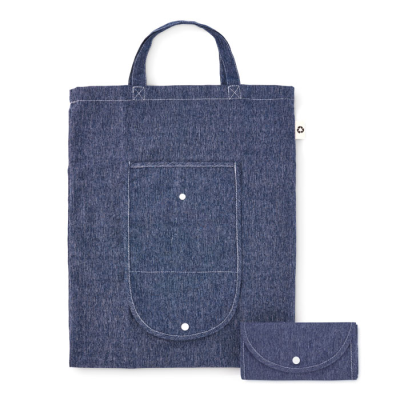 FOLDING SHOPPER TOTE BAG 140 GR & M² in Blue