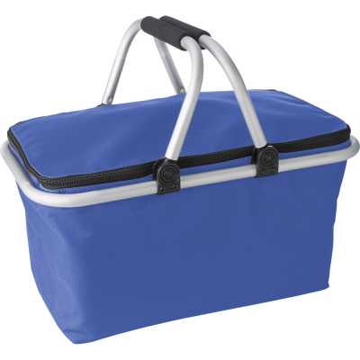 FOLDING SHOPPING BASKET in Cobalt Blue