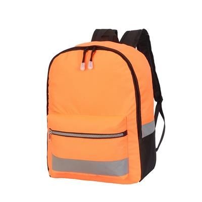 GATWICK HIGH VISIBILITY REFLECTIVE BACKPACK RUCKSACK in Hi-vis Orange