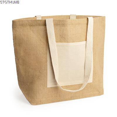 GAVIA BAG in Laminated Jute