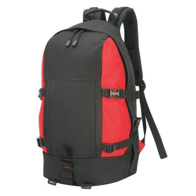 GRAN PARADISO HIKER BACKPACK RUCKSACK in Black & Red