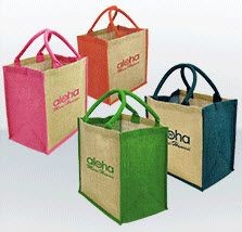 GREEN & GOOD BRIGHTON COLOUR JUTE SHOPPER TOTE BAG