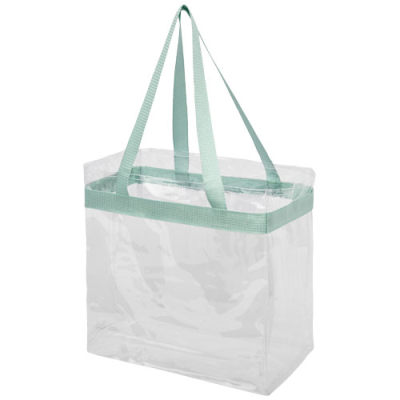 HAMPTON CLEAR TRANSPARENT TOTE BAG 13L in Mints & Clear Transparent Clear Transparent