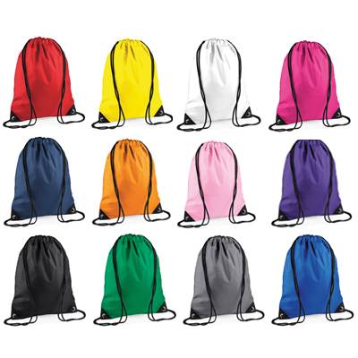 HAMPTON ECO FRIENDLY RECYCLABLE POLYESTER DRAWSTRING GYMSAC BAG