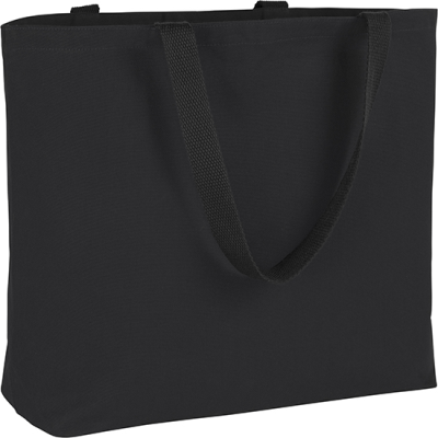 HARVEL ECO 10OZ COTTON BIG TOTE in Black