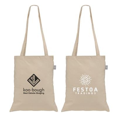 HARVEST - RECYCLED 110G COTTON & MESH TOTE BAG