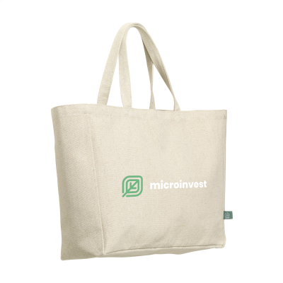 HEMP SHOPPER TOTE BAG (475 G & M²) in Naturel