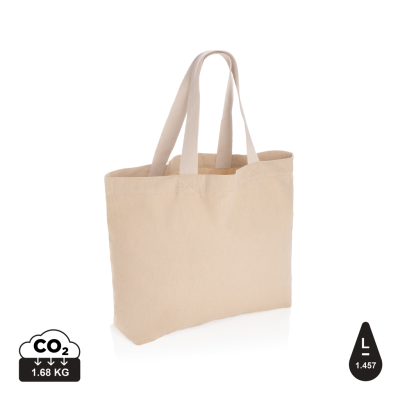 IMPACT AWARE™ 240 GSM RCANVAS LARGE TOTE UNDYED in Brown