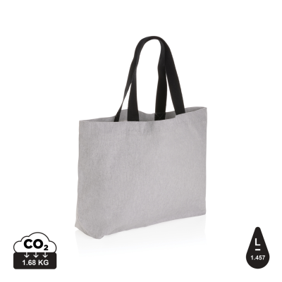 IMPACT AWARE™ 240 GSM RCANVAS LARGE TOTE UNDYED in Grey