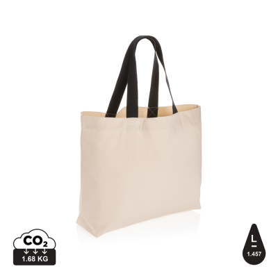 IMPACT AWARE™ 240 GSM RCANVAS LARGE TOTE UNDYED in Off White