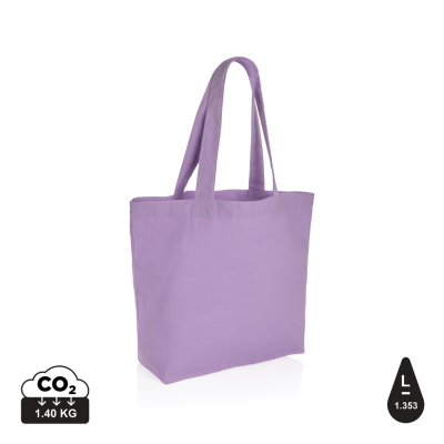 IMPACT AWARE™ 240 GSM RCANVAS SHOPPER W & POCKET in Lavender