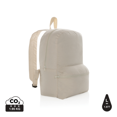 IMPACT AWARE™ 285 GSM RCANVAS BACKPACK RUCKSACK UNDYED in Off White