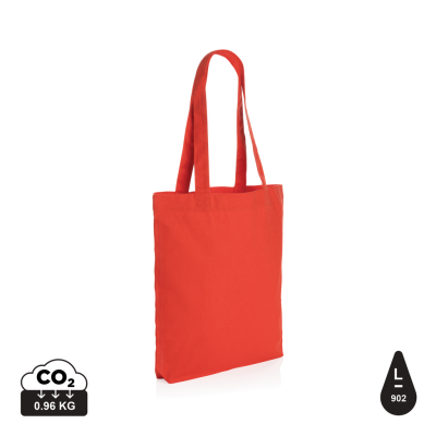 IMPACT AWARE™ 285 GSM RCANVAS TOTE BAG in Luscious Red