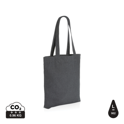 IMPACT AWARE™ 285GSM RCANVAS TOTE BAG UNDYED in Anthracite Grey