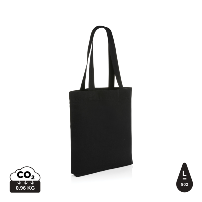 IMPACT AWARE™ 285GSM RCANVAS TOTE BAG UNDYED in Black