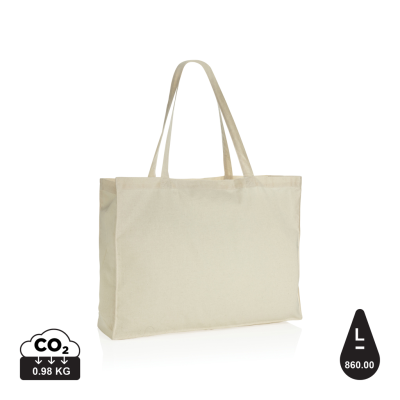 IMPACT AWARE™ RECYCLED COTTON SHOPPER 145G in Off White