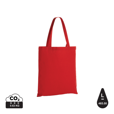 IMPACT AWARE™ RECYCLED COTTON TOTE 145G in Red