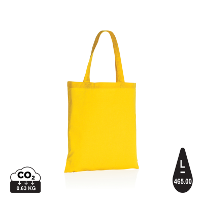 IMPACT AWARE™ RECYCLED COTTON TOTE 145G in Yellow