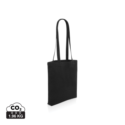 IMPACT AWARE™ RECYCLED COTTON TOTE 330 GSM in Black