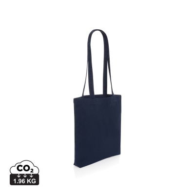 IMPACT AWARE™ RECYCLED COTTON TOTE 330 GSM in Navy