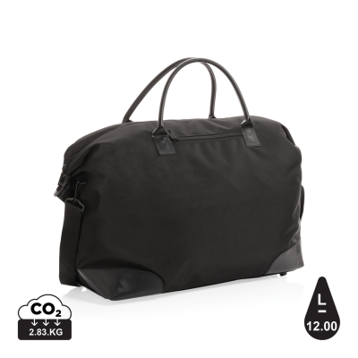 IMPACT AWARE™ RPET 1200D WEEKEND BAG in Black