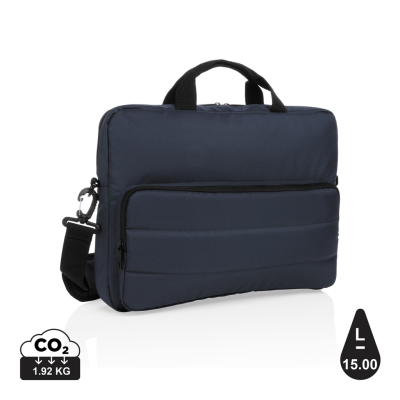 IMPACT AWARE™ RPET 15,6 INCH LAPTOP BAG in Navy Blue