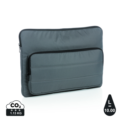 IMPACT AWARE™ RPET 15,6 INCH LAPTOP SLEEVE in Anthracite Grey