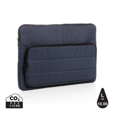 IMPACT AWARE™ RPET 15,6 INCH LAPTOP SLEEVE in Navy