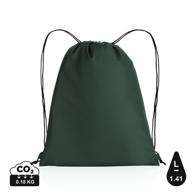 IMPACT AWARE™ RPET 190T DRAWSTRING BAG in Anthracite