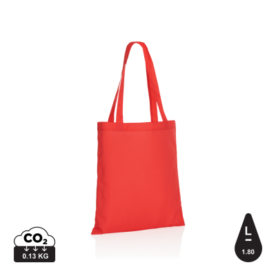 IMPACT AWARE™ RPET 190T TOTE BAG in Red