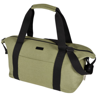 JOEY GRS RECYCLED CANVAS SPORTS DUFFLE BAG 25L in Olive