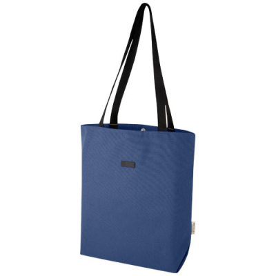 JOEY GRS RECYCLED CANVAS VERSATILE TOTE BAG 14L in Navy