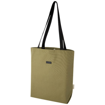 JOEY GRS RECYCLED CANVAS VERSATILE TOTE BAG 14L in Olive