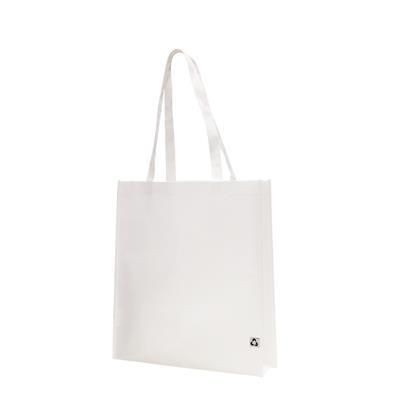 JOGOO ECO NON-WOVEN RPET WHITE BAG with Full Gusset