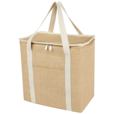 JUTA 300 G & M² JUTE COOL BAG 19L in Natural & White