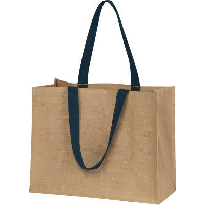 JUTE BAG in Darkblue