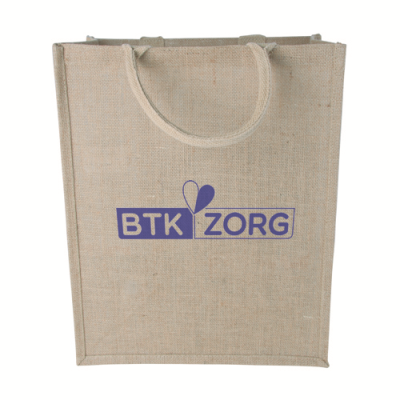 JUTE BAG STANDING MODEL in Brown