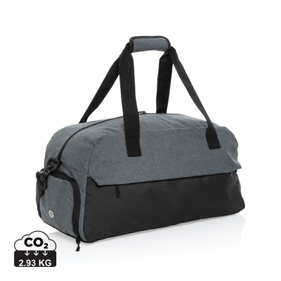 KAZU AWARE™ RPET BASIC WEEKEND DUFFLE in Grey