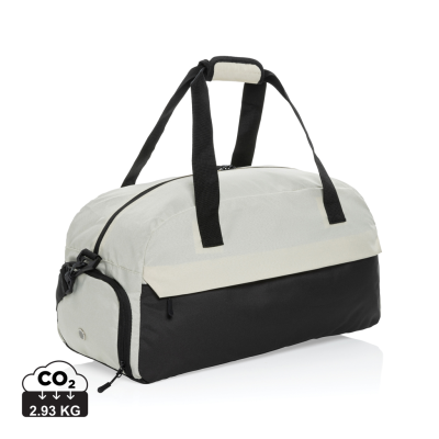 KAZU AWARE™ RPET BASIC WEEKEND DUFFLE in Off White