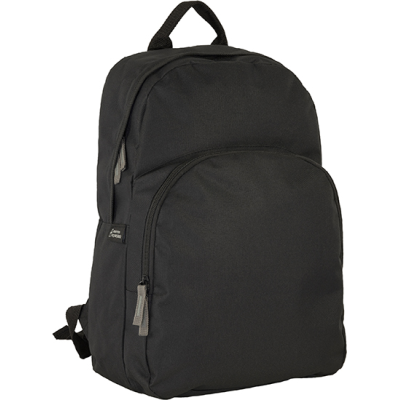 KEMSING RECYCLED BACKPACK RUCKSACK in Black Grey