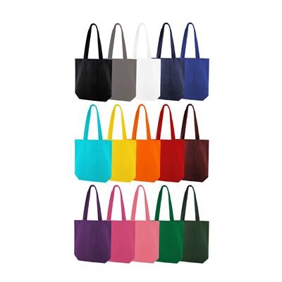 KINDI 100% CANVAS ECO SHOPPER 10OZ TOTE BAG with Long Handles