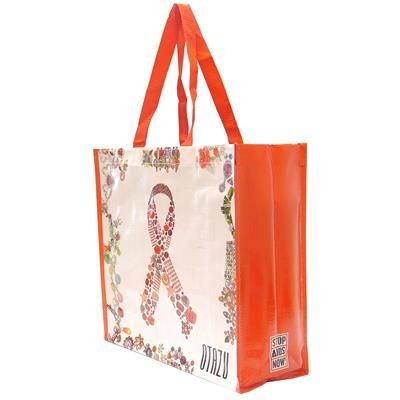 KNOWSLEY GLOSSY LAMINATED WOVEN PP BAG FOR LIFE with Nylon Handles