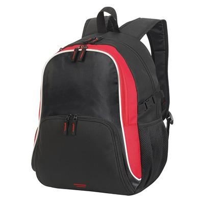 KYOTO ULTIMATE BACKPACK RUCKSACK in Black, Red & White