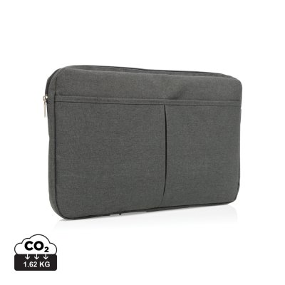 LAPTOP SLEEVE 15 INCH PVC FREE in Anthracite Grey