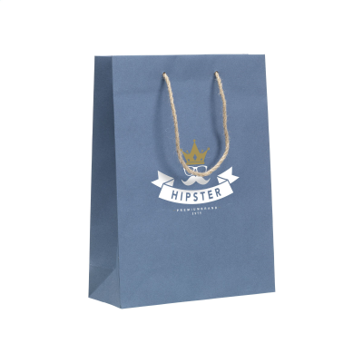 LEAF IT BAG RECYCLED with Jeans Fibres (180 G & M²) M in Dark Blue