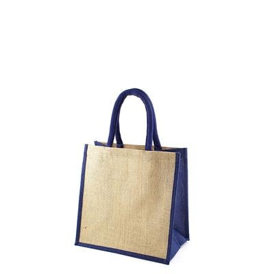 MAMBA CT BLUE 100% ECO MEDIUM LAMINATED JUTE BAG