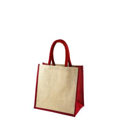 MAMBA CT RED 100% ECO MEDIUM LAMINATED JUTE BAG