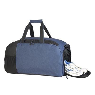 MARATHON SPORTS BAG in Navy Mélange & Black